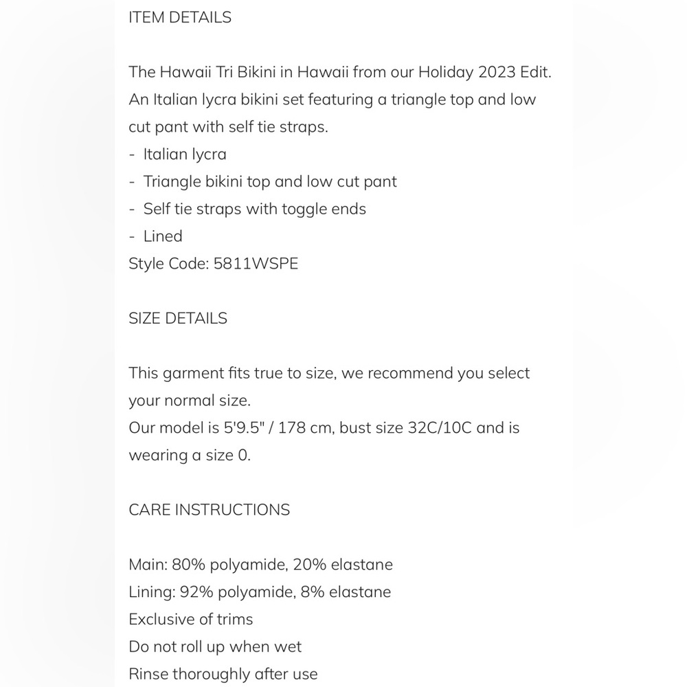 Zimmermann Aloha Hawaii Tri Limited Edition Bikini - Picture 5 of 11